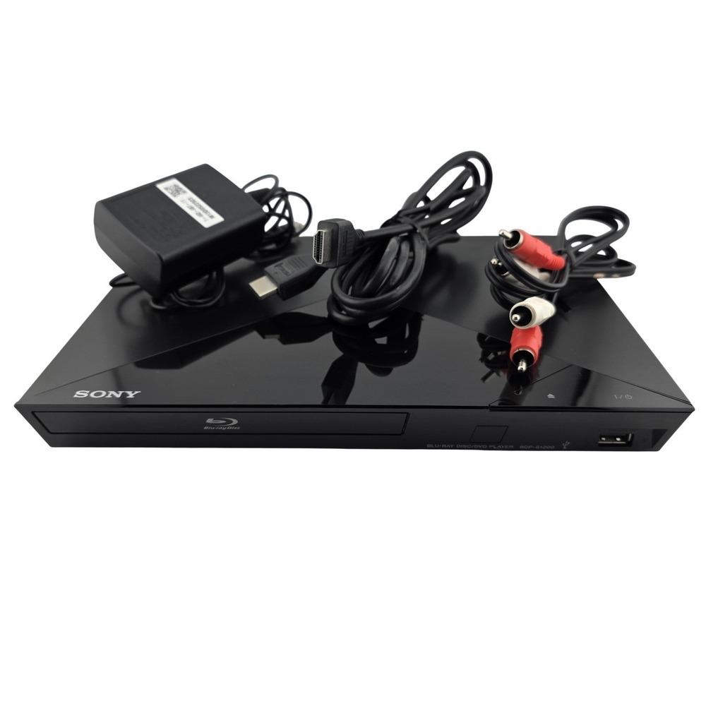 Sony Blu-ray DVD Player BDP-S1200 HDMI With Power Cable HDMI Media High Def